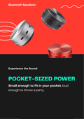 Pocket-Sized Bluetooth Speaker — Turn Anything Into a Speaker Instantly